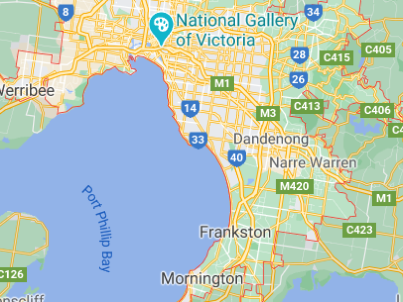 melbourne map