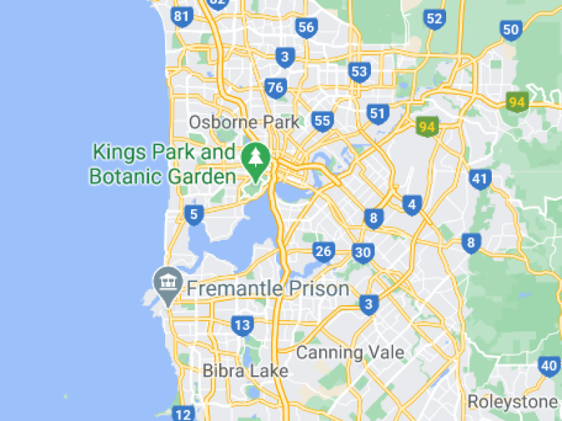 perth map